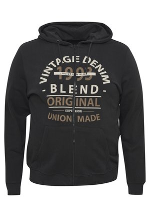 SWEATSHIRT - Tröja med dragkedja - black