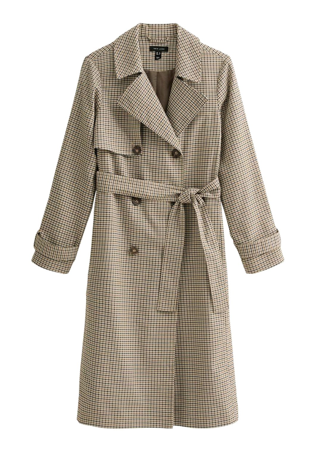 New Look CHECK PATTERN - Trenchcoat - brown pattern/brown - Zalando