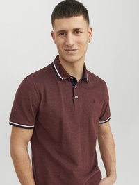 Jack & Jones PAULOS SS NOOS - Poloshirts - cinnabar