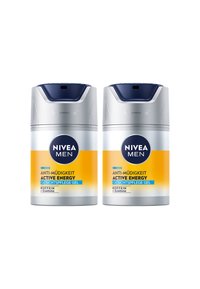 NIVEA MEN 2ER SET ACTIVE ENERGY GESICHTSPFLEGE GEL, 2 X 50 ML - Moisturiser - transparent