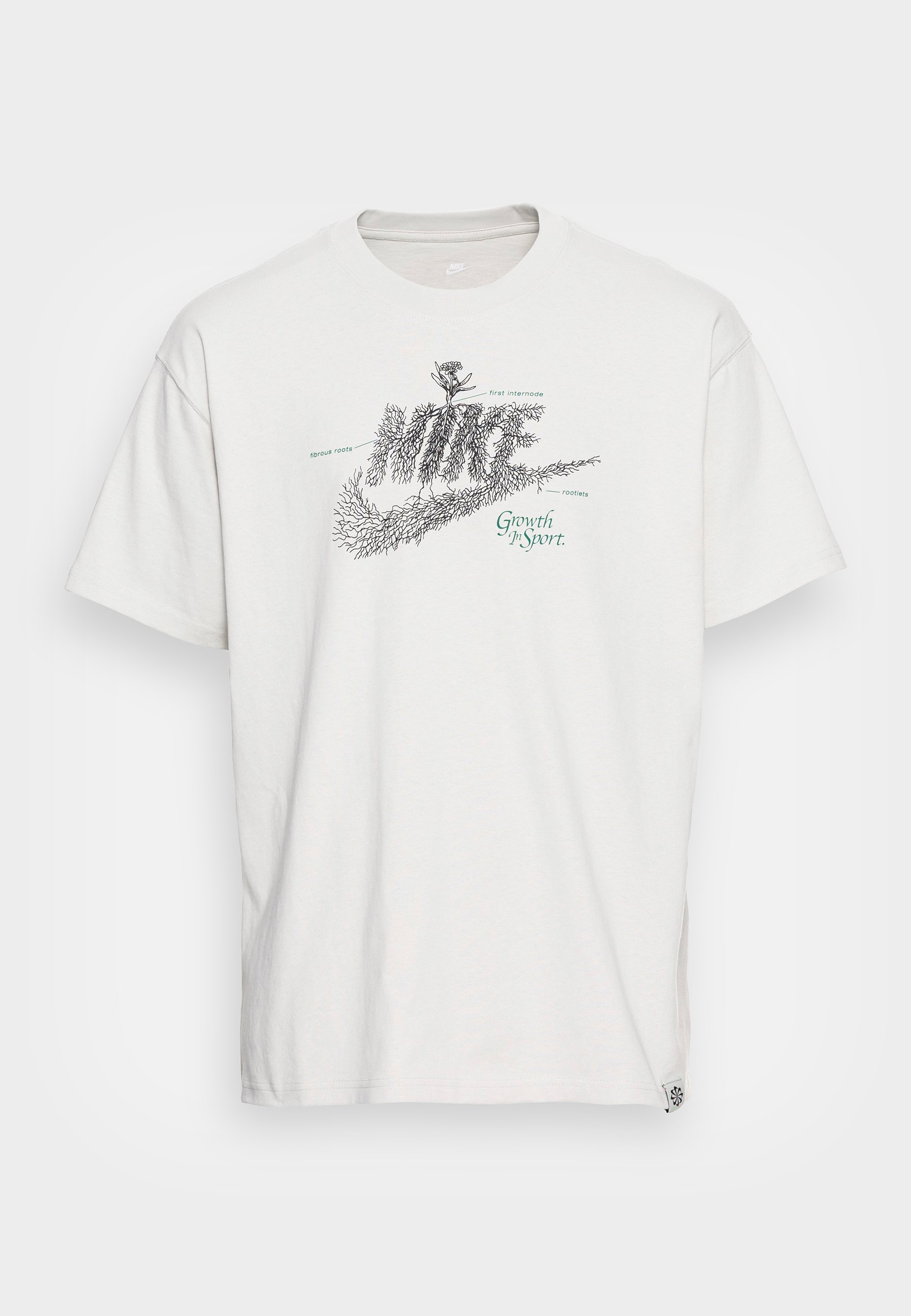 Nike Sportswear SUST GRAPHIC - T-shirt print - light bone/crème - Zalando.be