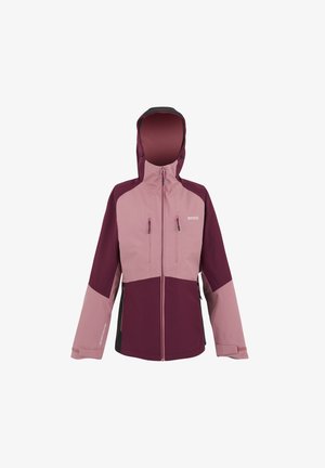 Regatta, REGATTA CARLETTA 3-IN-1 PANELLED HOODED JACKET 3 IN 1 JACKETS - Hardshell jacket - red
