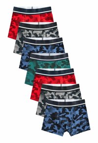 Next - 7 PACK STANDARD - Boxershorts - red blue camoflague Miniatyrbild 1