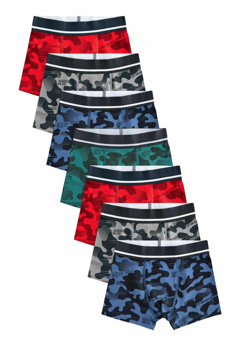 Next - 7 PACK STANDARD - Boxershorts - red blue camoflague, Förstora