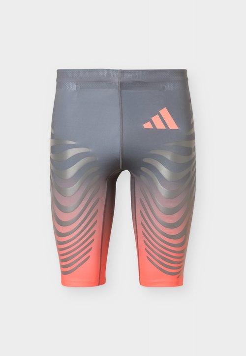 adidas PRO - Short running tights - onix/solar turbo — foto 5