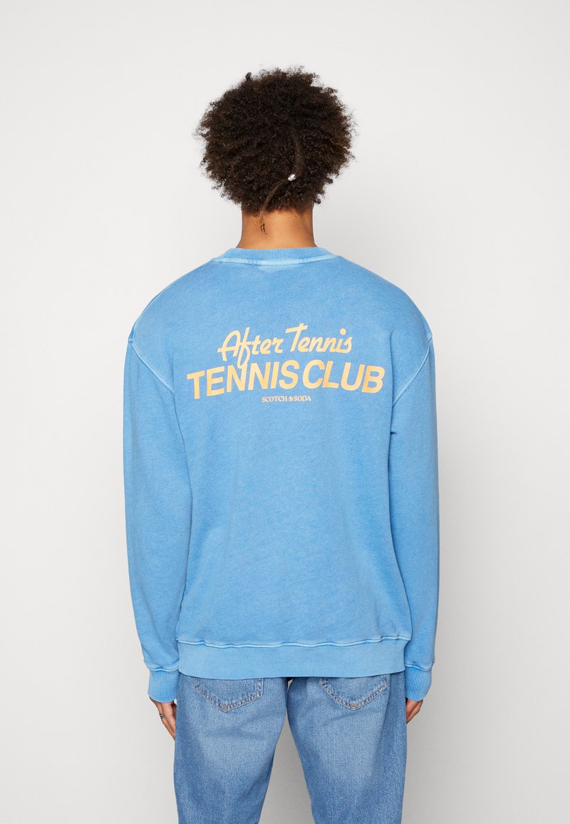 Felpa Uomo Scotch & Soda – Girocollo Structured Crewneck, Tinta Unita, Vestibilità Regolare
