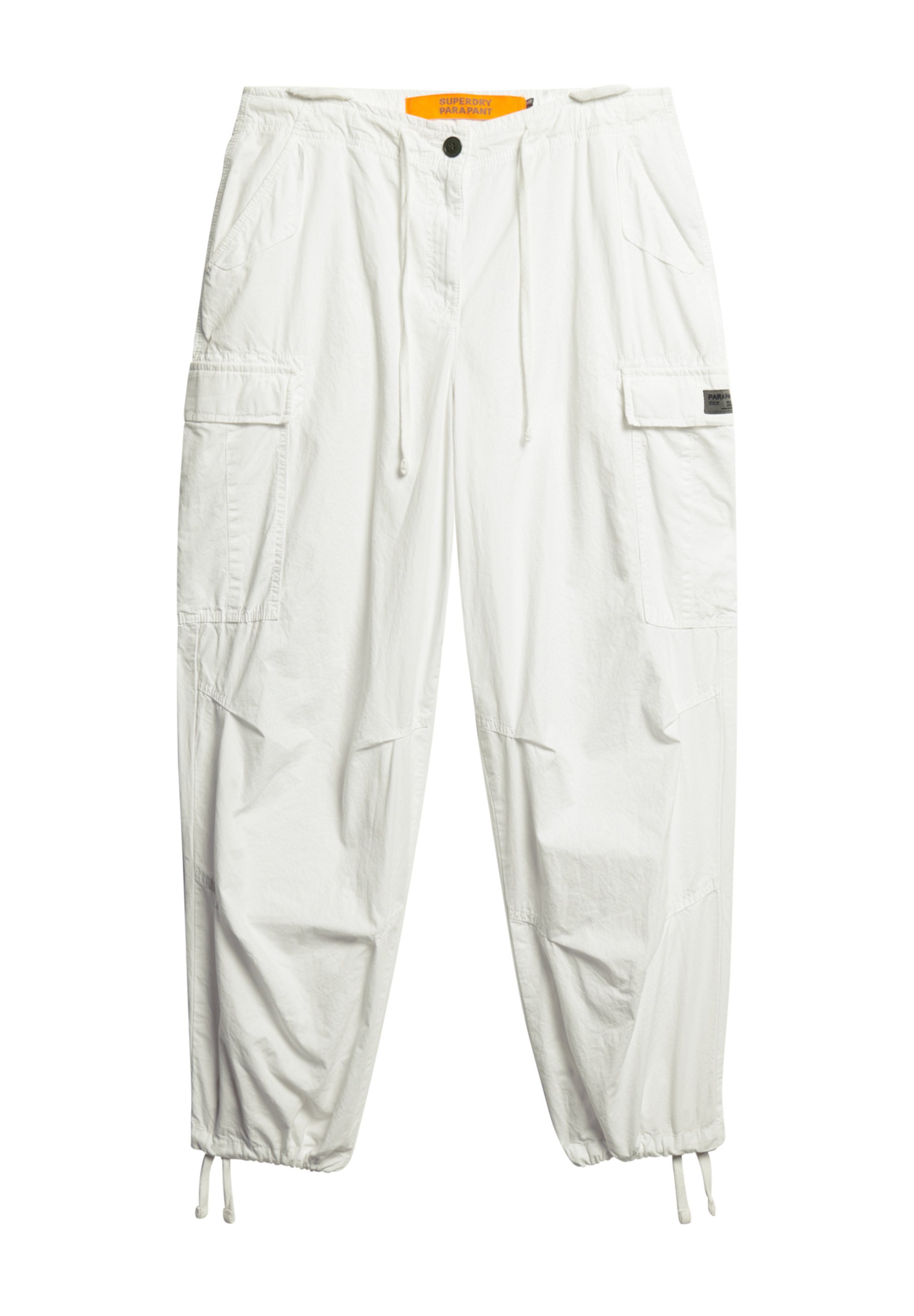 【BAON】[unisex] Toumin banding wide cargo parachute pt Parachute Trousers for Women in Beige