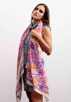 PAREO MIT MEERES-MOTIVEN - Scarf - lila