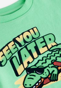 Next SHORT SLEEVE CHARACTER - Triko s potiskem - green alligator