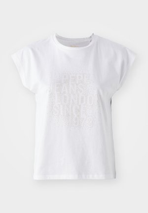 Pepe Jeans AZA - T-shirt con stampa - white