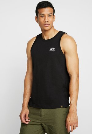 SMALL LOGO TANK - Linne - black