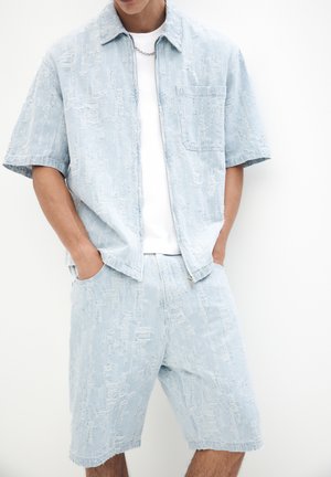 BERMUDA  - Shorts di jeans - blue denim