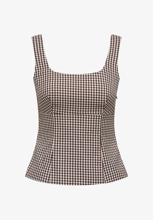ONLY, A-SHAPE TOP ONLNOEMI A-SHAPE TOP - Bluse - coffee bean