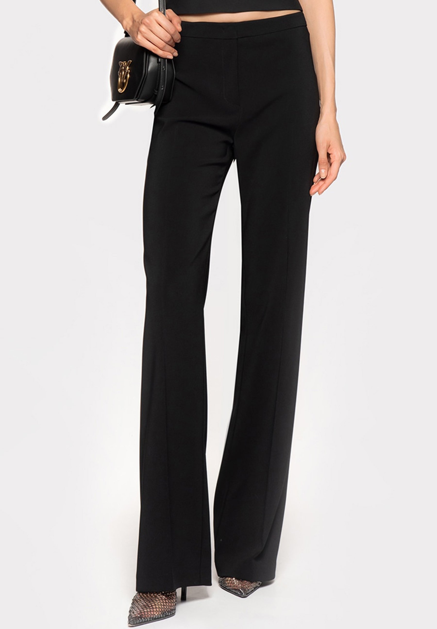 Pinko HULKA PANTALONE CREPE - Pantalones - nero/negro