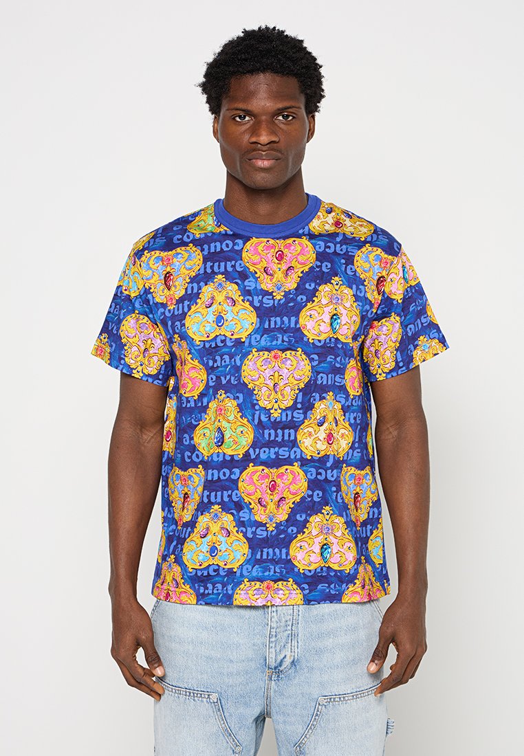 Versace Jeans Couture T-shirt print blauw