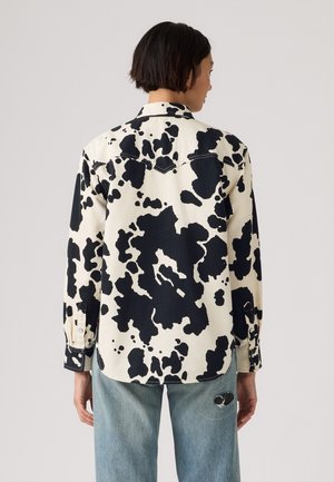 TOY STORY WESTERN  - Košeľa - x ts cow print shrt black white