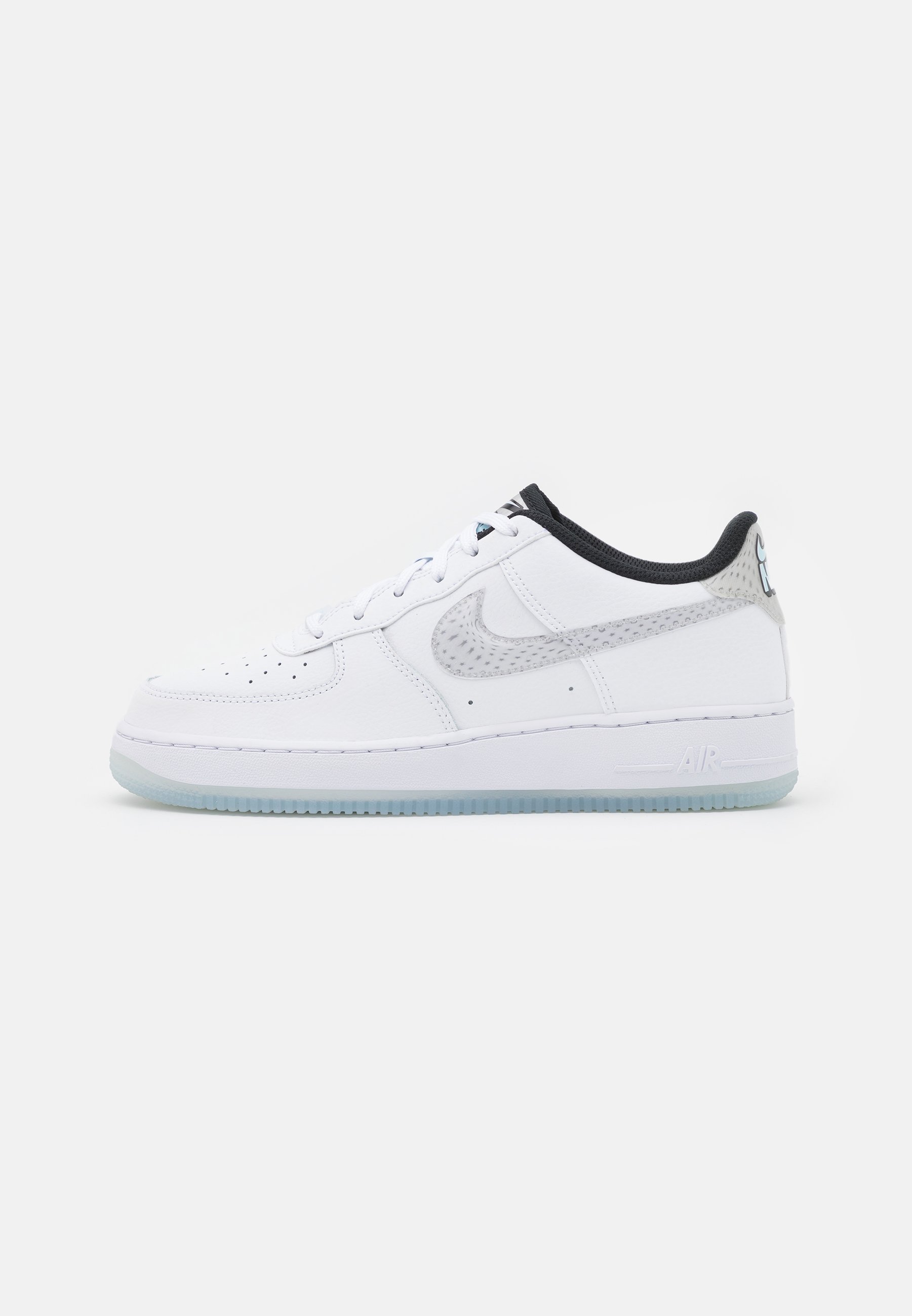 Nike Sportswear Air Force 1 Lv8 Unisex Sneaker Low White Glacier Blue Glacier Ice Weiss Zalando De