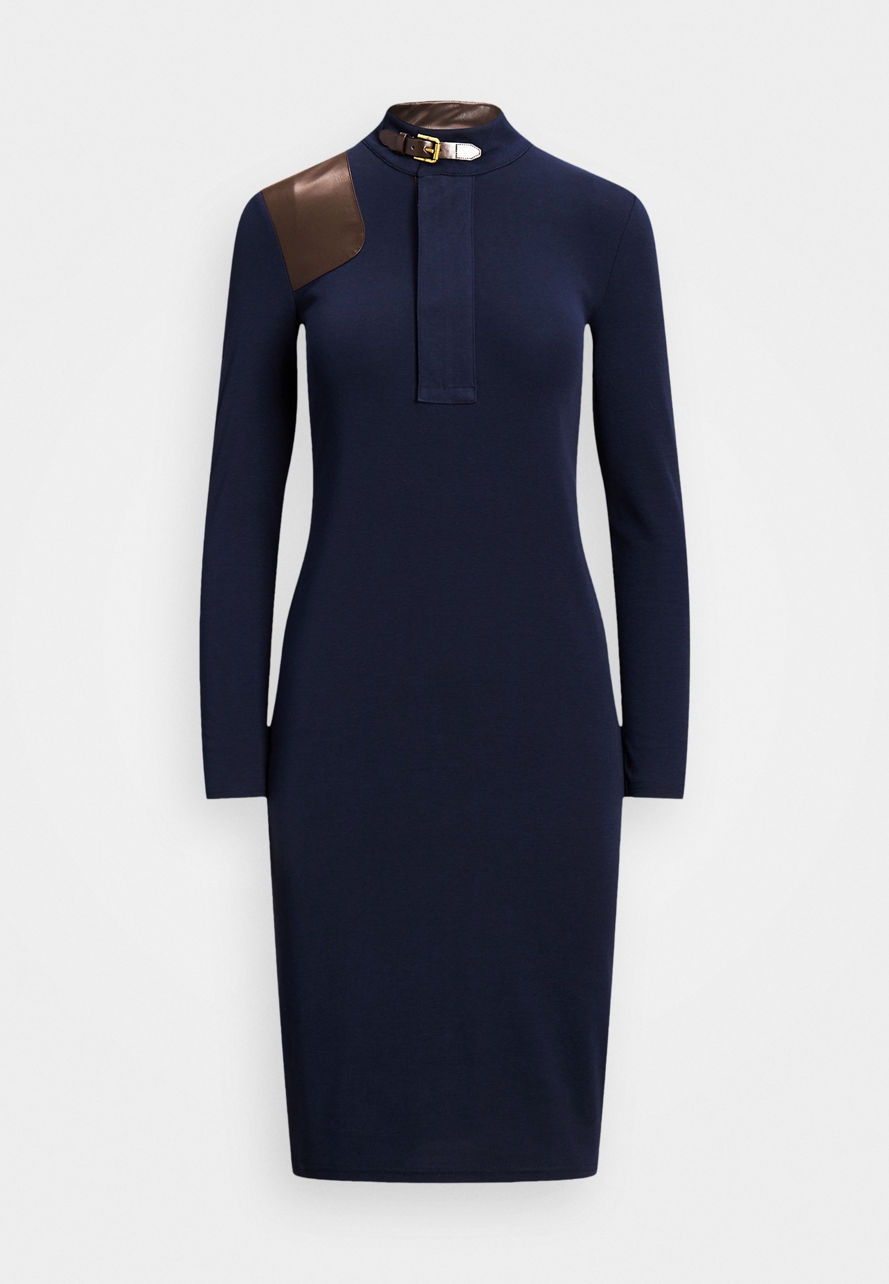 Lauren Ralph Lauren Petite Jersey dress blue (Pre-owned) Zalando