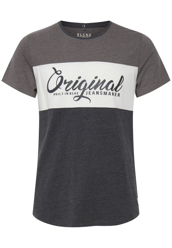 BHNERO - Print T-shirt - charcoal3