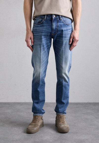 Emporio Armani 5 TASCHE - Slim fit -farkut - denim blue