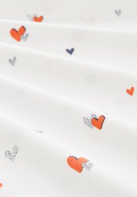 TOM TAILOR T-Shirt print - offwhite red heart design