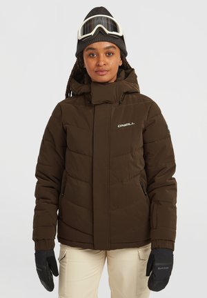 CRUZ HYBRID PUFFER - Ski jas - coffee bean