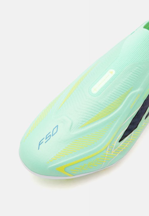 adidas F50 HYPERFAST ELITE LACELESS FIRM GROUND UNISEX - Firm-ground football boots - pulse mint/core black/solar lemon — photo 6