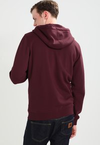 Urban Classics BASIC - Sweat zippé - cherry