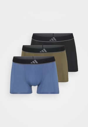 TRUNK 3 PACK - Trumpikės - black/blue/olive