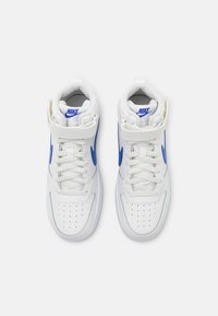 Nike Sportswear COURT BOROUGH MID 2 UNISEX - Vysoké tenisky - summit white/hyper royal/white