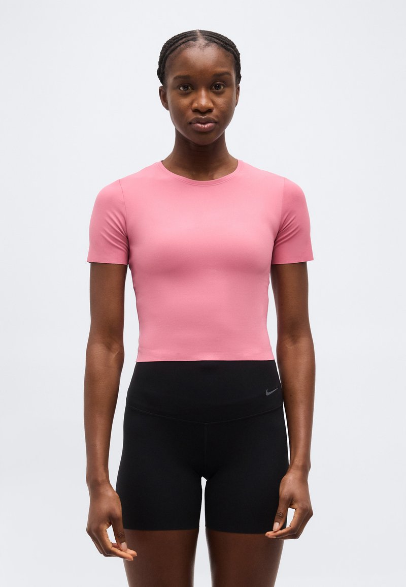 Nike Performance ZENVY - Sportovní tričko - peony/white