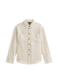 BUTTON UP CORDUROY - Overhemdblouse - cream