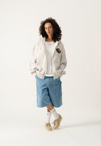 BLKVIS ZIP UNISEX - Camisola com fecho - light grey heather