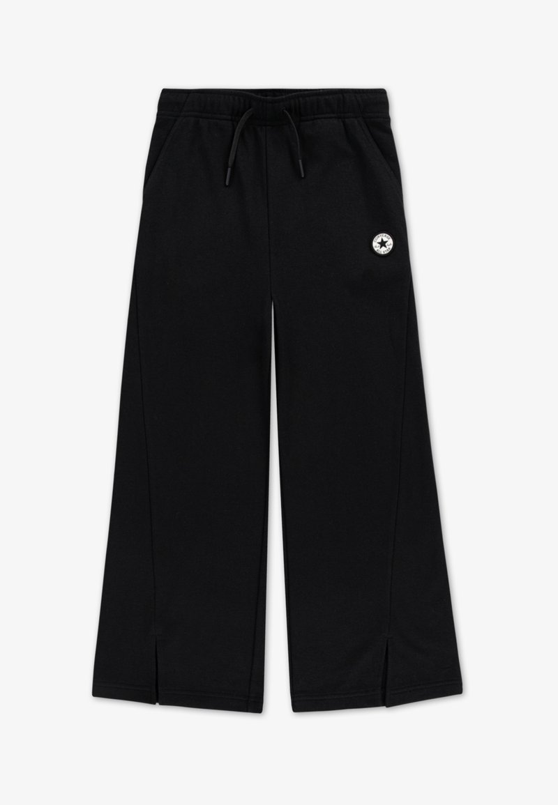 Converse WIDER LEG PANT - Spodnji deli trenirk - black