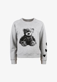 Grace RUNDHALS TEDDY Sweatshirt grey/grau Zalando