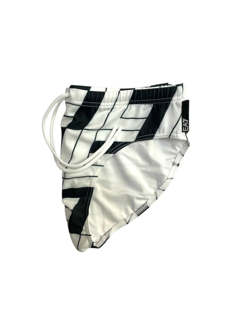 swimwear costume slip armani bianco