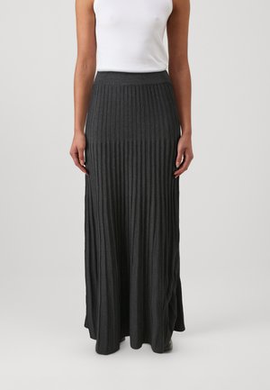 ONLTESS LONG SKIRT - Maxinederdele - dark grey