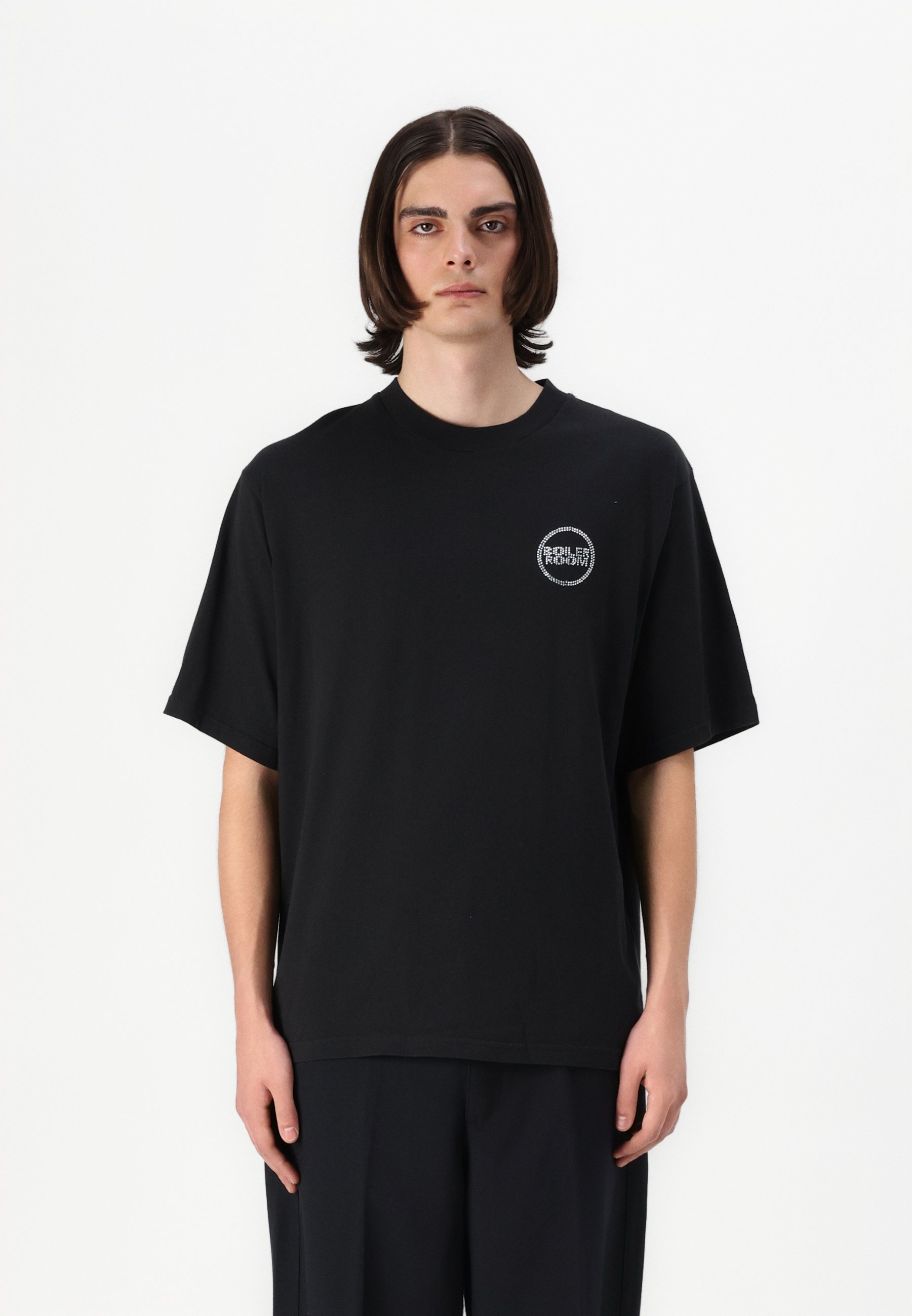 Boiler Room Diamante Logo T-Shirt 黒 【公式通販】
