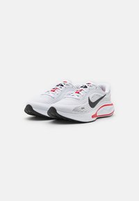 Nike Performance JOURNEY RUN - Zapatillas running asfalto - white/black/fire red/cement grey