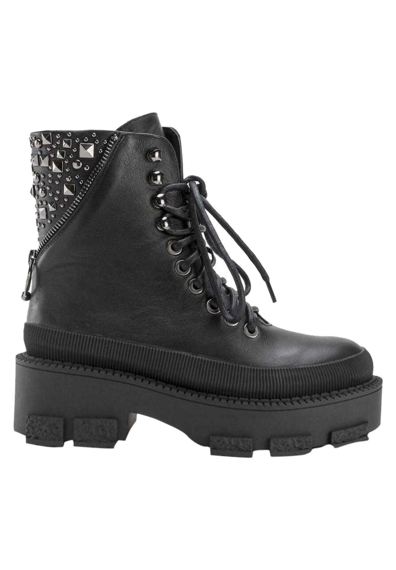 Alma en Pena JUNCO - Enkellaarsjes met plateauzool - black/Zwart - Zalando .nl