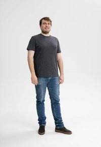 MELA AVAN - T-shirt basic - anthrazit melange