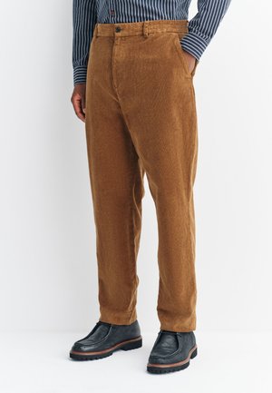 Next REGULAR FIT SMART RICH ELASTICATED WAISTBAND - Pantaloni - tan brown