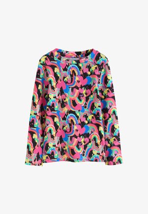 Next, RIBBED LONG SLEEVE TOP STANDARD - Top s dlhým rukávom - bright heart rainbow