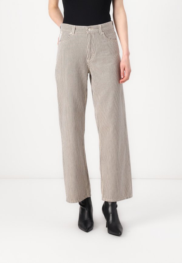 TROUSERS HIGH WAIST WIDE LEG CURATED BY LENA - Wide Leg