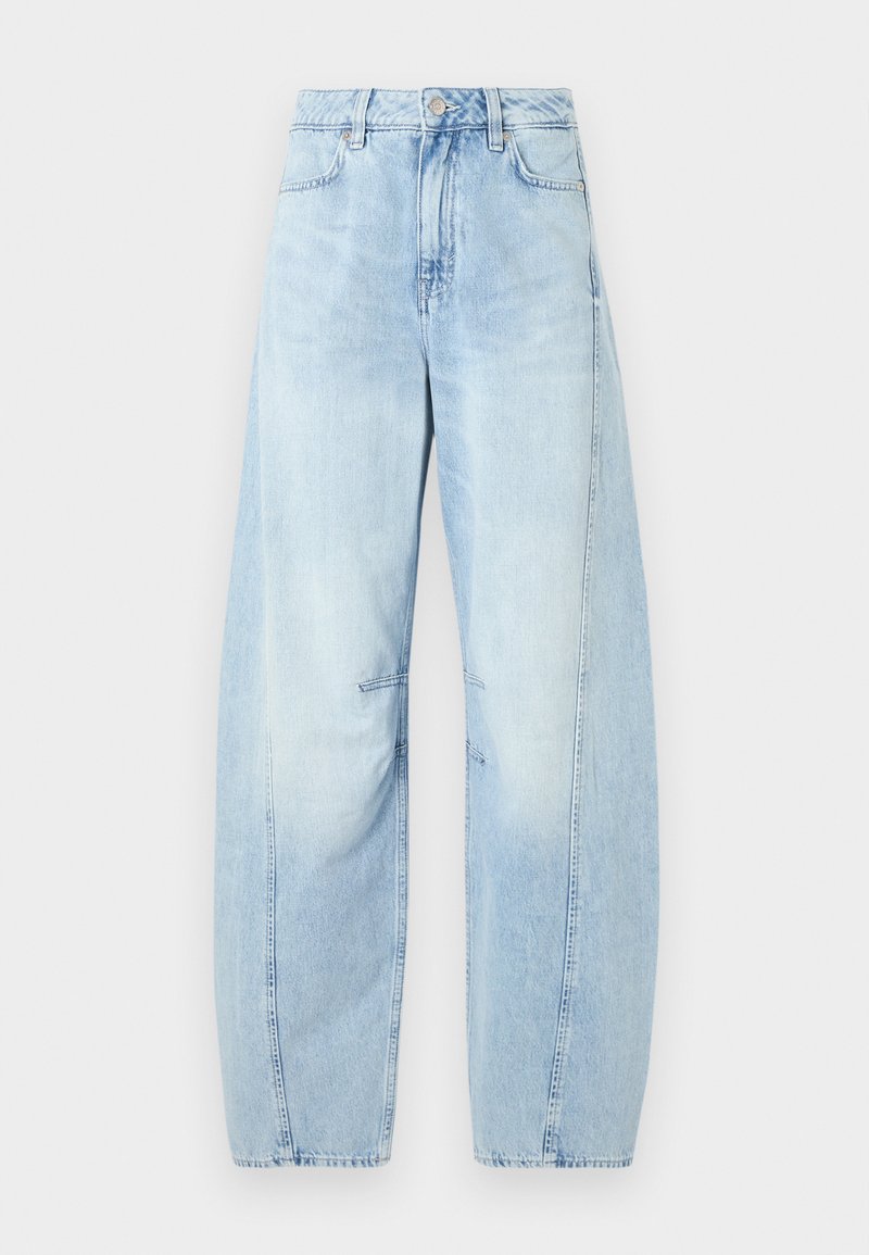 Boss Relaxed fit jeans lichtblauw denim