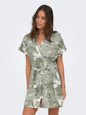ONLY, Vestido camisero - cloud dancer