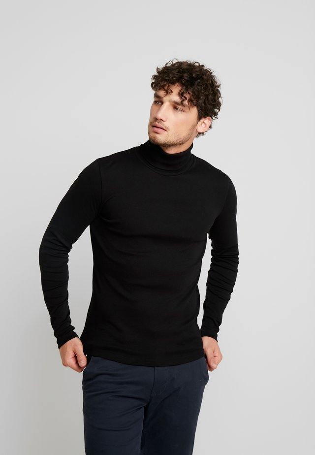 LONGSLEEVE TURTLENECK - Long sleeved top - black