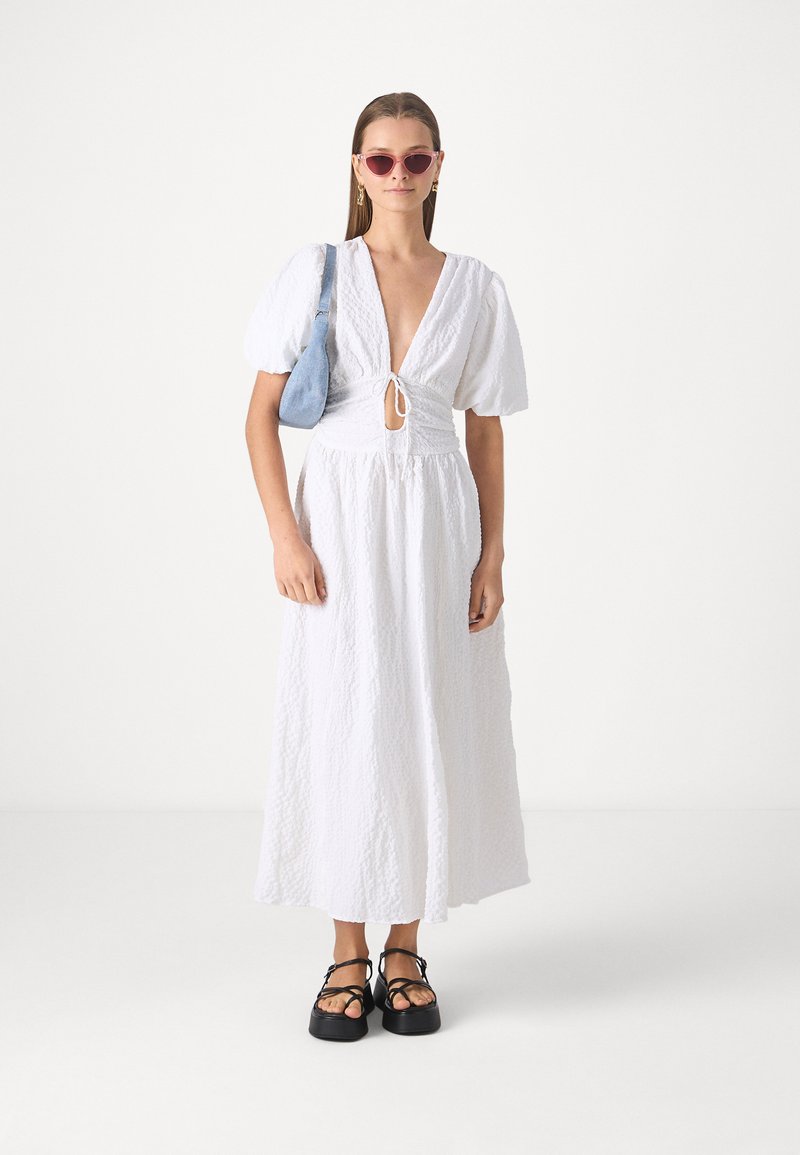 knee length dresses for ladies Lani Puff Sleeve Dress main image 1