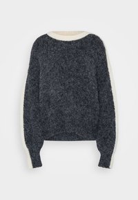 VMCORDELIA O NECK  - Jumper - dark grey melange/birch