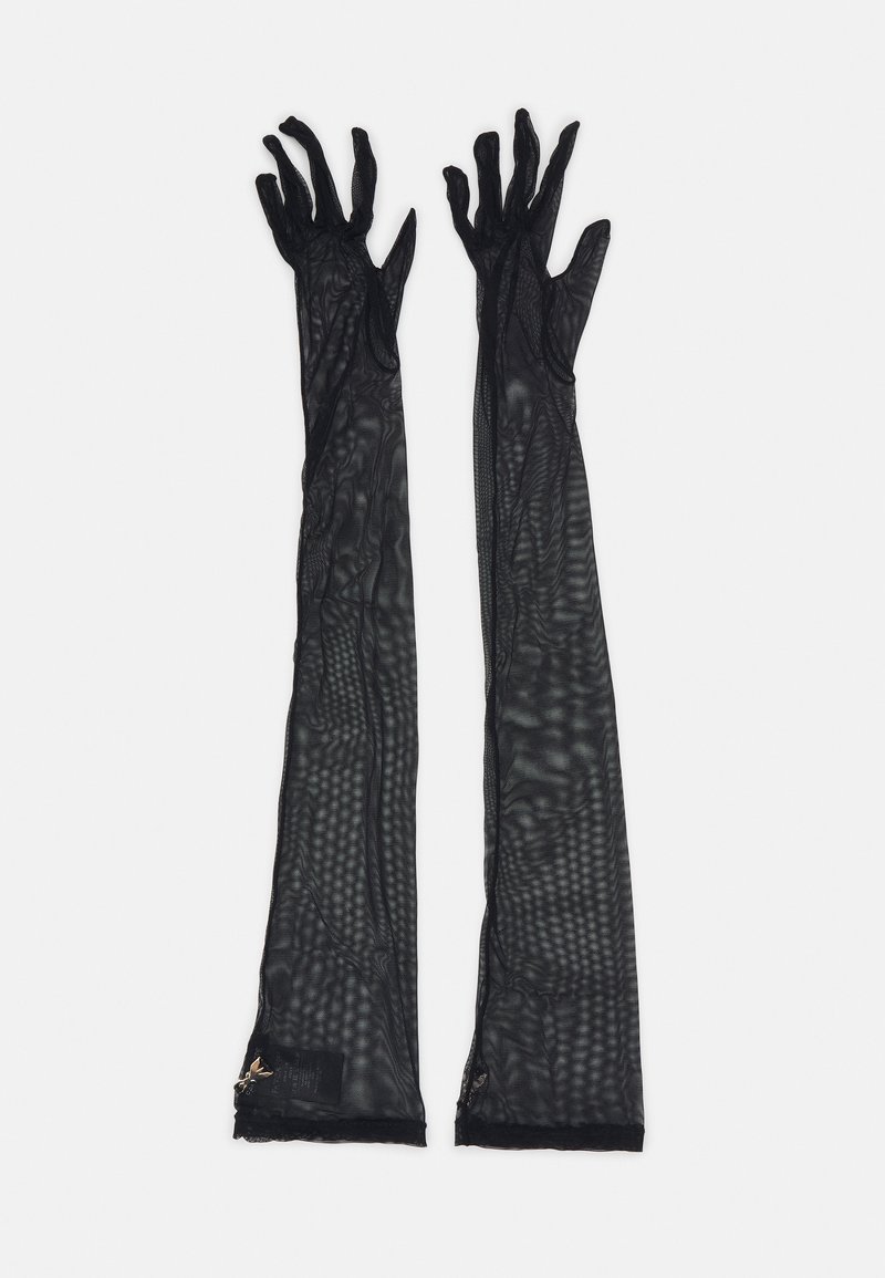 patrizia-pepe-guanti-gloves-hansker-nero-svart-zalando-no